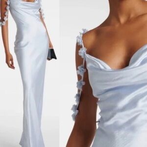 Caroline constas size M brand new with tag Elegant Light Blue Evening Gown